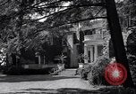 Image of Car arrives at Springwood Hyde Park New York USA, 1936, second 60 stock footage video 65675036471