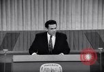 Immagine di Humphrey dichiarata Candidato presidenziale democratica Chicago Illinois USA, 1968, secondo 14 filmato di repertorio 65675036509
