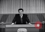 Immagine di Humphrey dichiarata Candidato presidenziale democratica Chicago Illinois USA, 1968, secondo 22 filmato di repertorio 65675036509