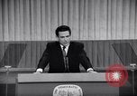 Immagine di Humphrey dichiarata Candidato presidenziale democratica Chicago Illinois USA, 1968, secondo 23 filmato di repertorio 65675036509