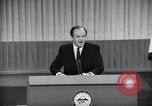 Immagine di Hubert Humphrey discorso di accettazione nomina presidenziale Chicago Illinois USA, 1968, secondo 12 filmato di repertorio 65675036510
