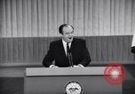 Immagine di Hubert Humphrey discorso di accettazione nomina presidenziale Chicago Illinois USA, 1968, secondo 13 filmato di repertorio 65675036510