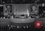 Immagine di Hubert Humphrey discorso di accettazione nomina presidenziale Chicago Illinois USA, 1968, secondo 30 filmato di repertorio 65675036510