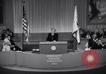 Immagine di Hubert Humphrey discorso di accettazione nomina presidenziale Chicago Illinois USA, 1968, secondo 35 filmato di repertorio 65675036510