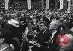 Immagine di Hubert Humphrey discorso di accettazione nomina presidenziale Chicago Illinois USA, 1968, secondo 48 filmato di repertorio 65675036510