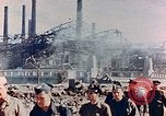 Standbild elektrischen Transformator station zerstört von Atomic Blast Nagasaki Japan, 1945, aus Sekunde 6 historischem Filmmaterial Videoclip 65675036517