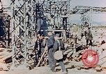 Standbild elektrischen Transformator station zerstört von Atomic Blast Nagasaki Japan, 1945, aus Sekunde 24 historischem Filmmaterial Videoclip 65675036517