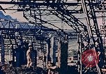 Standbild elektrischen Transformator station zerstört von Atomic Blast Nagasaki Japan, 1945, aus Sekunde 59 historischem Filmmaterial Videoclip 65675036517