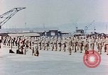 Standbild British Commonwealth troop review in Japan nach Zweiten Weltkrieg Kure Japan, 1946, aus Sekunde 10 historischem Filmmaterial Videoclip 65675036520