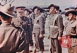 Standbild British Commonwealth troop review in Japan nach Zweiten Weltkrieg Kure Japan, 1946, aus Sekunde 31 historischem Filmmaterial Videoclip 65675036520