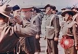 Standbild British Commonwealth troop review in Japan nach Zweiten Weltkrieg Kure Japan, 1946, aus Sekunde 35 historischem Filmmaterial Videoclip 65675036520