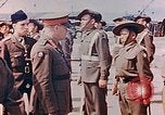 Standbild British Commonwealth troop review in Japan nach Zweiten Weltkrieg Kure Japan, 1946, aus Sekunde 36 historischem Filmmaterial Videoclip 65675036520