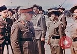 Standbild British Commonwealth troop review in Japan nach Zweiten Weltkrieg Kure Japan, 1946, aus Sekunde 37 historischem Filmmaterial Videoclip 65675036520