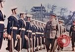 Standbild British Commonwealth troop review in Japan nach Zweiten Weltkrieg Kure Japan, 1946, aus Sekunde 54 historischem Filmmaterial Videoclip 65675036520