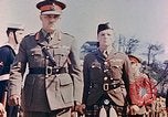Standbild British Commonwealth troop review in Japan nach Zweiten Weltkrieg Kure Japan, 1946, aus Sekunde 60 historischem Filmmaterial Videoclip 65675036520