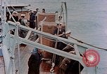 Image of HMIS SUTLEJ sinking Japanese submarine I-155 Japan, 1946, second 4 stock footage video 65675036522
