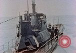 Image of HMIS SUTLEJ sinking Japanese submarine I-155 Japan, 1946, second 6 stock footage video 65675036522