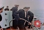 Image of HMIS SUTLEJ sinking Japanese submarine I-155 Japan, 1946, second 25 stock footage video 65675036522