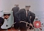 Image of HMIS SUTLEJ sinking Japanese submarine I-155 Japan, 1946, second 28 stock footage video 65675036522