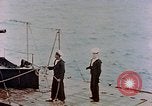 Image of HMIS SUTLEJ sinking Japanese submarine I-155 Japan, 1946, second 40 stock footage video 65675036522