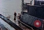 Image of HMIS SUTLEJ sinking Japanese submarine I-155 Japan, 1946, second 51 stock footage video 65675036522