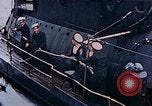 Image of HMIS SUTLEJ sinking Japanese submarine I-155 Japan, 1946, second 55 stock footage video 65675036522
