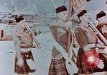 Image of Cameron Highlanders and band of 8th Gurkha Rifles Infantry of India Japan, 1946, second 29 stock footage video 65675036523