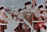 Image of Cameron Highlanders and band of 8th Gurkha Rifles Infantry of India Japan, 1946, second 30 stock footage video 65675036523