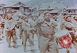 Image of Cameron Highlanders and band of 8th Gurkha Rifles Infantry of India Japan, 1946, second 32 stock footage video 65675036523