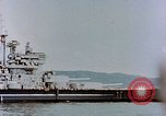 Image of British battleship HMS Anson Kobe Japan, 1946, second 13 stock footage video 65675036524