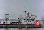 Image of British battleship HMS Anson Kobe Japan, 1946, second 17 stock footage video 65675036524