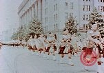 Image of British forces march at Japanese Imperial Palace Plaza Japan, 1946, second 3 stock footage video 65675036525