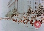 Image of British forces march at Japanese Imperial Palace Plaza Japan, 1946, second 4 stock footage video 65675036525