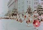 Image of British forces march at Japanese Imperial Palace Plaza Japan, 1946, second 6 stock footage video 65675036525