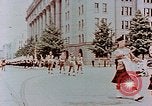 Image of British forces march at Japanese Imperial Palace Plaza Japan, 1946, second 10 stock footage video 65675036525