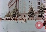 Image of British forces march at Japanese Imperial Palace Plaza Japan, 1946, second 11 stock footage video 65675036525