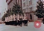 Image of British forces march at Japanese Imperial Palace Plaza Japan, 1946, second 21 stock footage video 65675036525