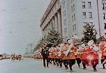 Image of British forces march at Japanese Imperial Palace Plaza Japan, 1946, second 27 stock footage video 65675036525