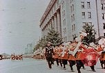 Image of British forces march at Japanese Imperial Palace Plaza Japan, 1946, second 28 stock footage video 65675036525