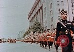 Image of British forces march at Japanese Imperial Palace Plaza Japan, 1946, second 33 stock footage video 65675036525