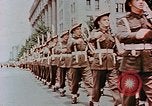 Image of British forces march at Japanese Imperial Palace Plaza Japan, 1946, second 36 stock footage video 65675036525