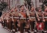 Image of British forces march at Japanese Imperial Palace Plaza Japan, 1946, second 46 stock footage video 65675036525