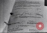 Image of Surrender document ending World War II in Europe Moscow Russia Soviet Union, 1945, second 3 stock footage video 65675036540