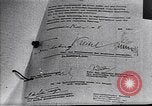 Image of Surrender document ending World War II in Europe Moscow Russia Soviet Union, 1945, second 4 stock footage video 65675036540