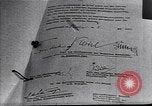 Image of Surrender document ending World War II in Europe Moscow Russia Soviet Union, 1945, second 6 stock footage video 65675036540
