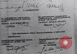 Image of Surrender document ending World War II in Europe Moscow Russia Soviet Union, 1945, second 15 stock footage video 65675036540