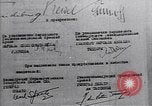 Image of Surrender document ending World War II in Europe Moscow Russia Soviet Union, 1945, second 16 stock footage video 65675036540