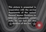 Image les soins et l'entretien de voitures privées en temps de guerre United States USA, 1943, de la seconde 27 séquences d'archives historiques vidéo 65675036559