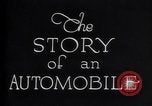 Image of Story of Automobile South Bend Indiana USA, 1925, second 3 stock footage video 65675036567