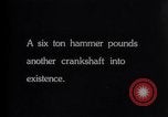 Image of Studebaker crankshaft manufacturing South Bend Indiana USA, 1925, second 10 stock footage video 65675036569